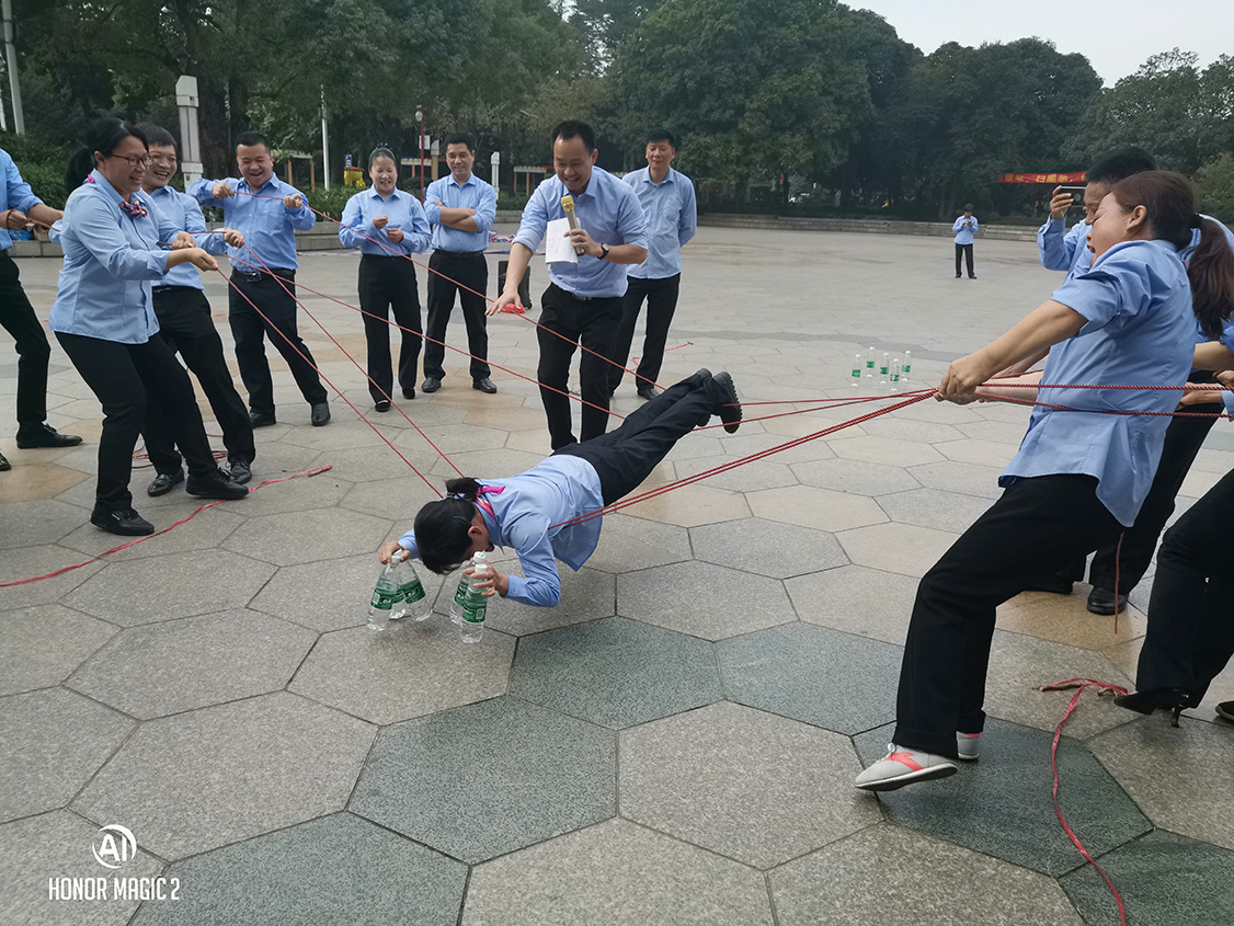 公司管理人員定期開展拓展培訓(xùn)活動
